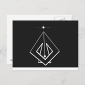 Carte Postale L'Avion Causal. (Devant / Derrière)