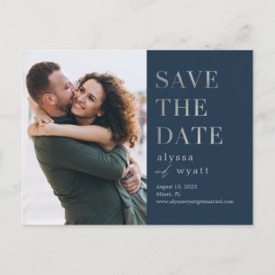 Carte Postale Lavish Llow EDITABLE COULEUR Enregistrer la date