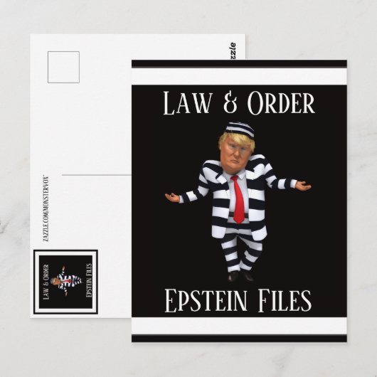 Carte postale Law & Order (Devant / Derrière)