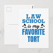 Carte Postale Law School Is My Favorite (Devant / Derrière)