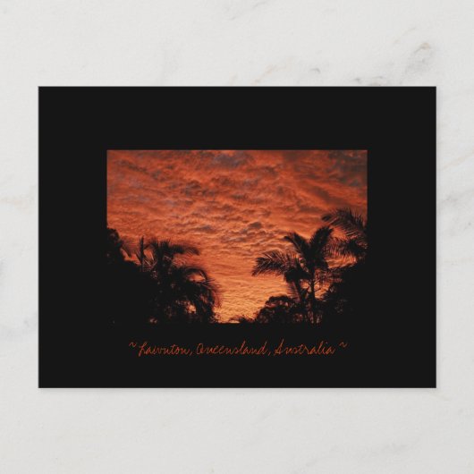 Carte Postale Lawnton Sunset - Customisé (Devant)