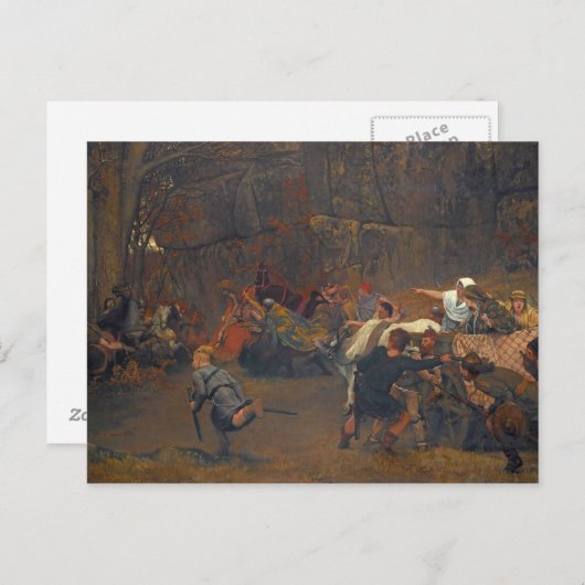 Carte Postale Lawrence Alma-Tadema - Gunthram Bose Et Sa (Devant / Derrière)