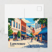 Carte Postale Lawrence Kansas (Devant / Derrière)