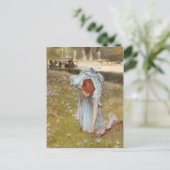 Carte Postale Lawrence Tadema : Flora Spring in the Gardens (Debout devant)