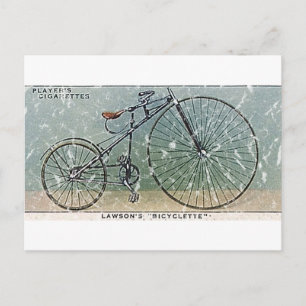 Carte Postale Lawson's Bicyclette-1879 - en détresse