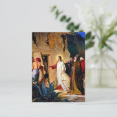 Carte Postale Lazare, Carl Bloch, (Debout devant)