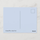 Carte Postale Lazy Cat Say's Hello Postcard (Dos)
