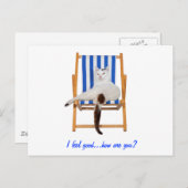 Carte Postale Lazy Day`s (Devant / Derrière)