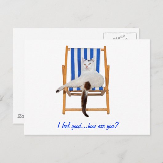 Carte Postale Lazy Day`s (Devant / Derrière)