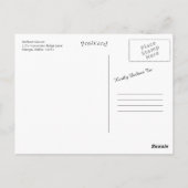 Carte Postale Lazy Morning (Dos)