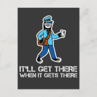 Lazy Sloth Funny Rural Mailman Transporteur de cou