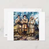 Carte Postale LC et voyage (Devant / Derrière)