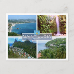 Carte Postale LC Sainte-Lucie -