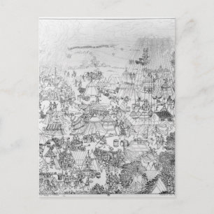 Carte Postale L'campement du roi Henri VIII à Marquison