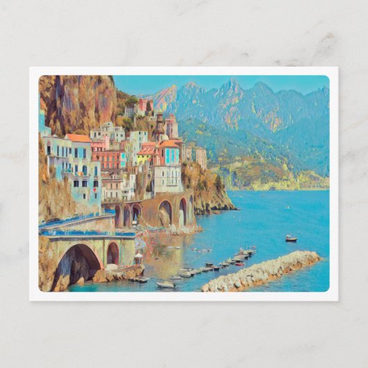 Carte Postale ldp ATRANI - Côte d'Amalfi - (Devant)