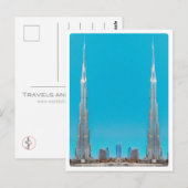 Carte Postale ldp BURJ KHALIFA - Dubaï - (Devant / Derrière)