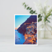 Carte Postale ldp POSITANO Côte Amalfi - coucher de soleil pris  (Debout devant)