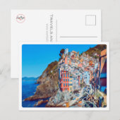 Carte Postale ldp RIOMAGGIORE - Cinque Terre - (Devant / Derrière)