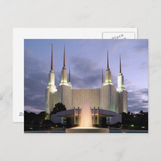 CARTE POSTALE LDS (Devant / Derrière)