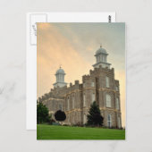 Carte Postale LDS Mormon Temple Logan, Utah (Devant / Derrière)