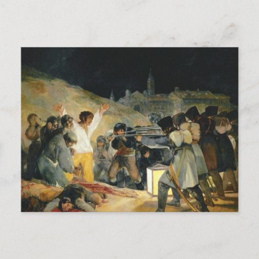 Carte Postale Le 3 Mai 1808 Francisco Goya (Devant)
