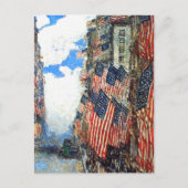 Carte Postale "Le 4 juillet" par Childe Hassam (Devant)
