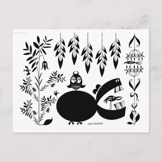 Carte Postale Le bâillonnement d'hippo (Devant)