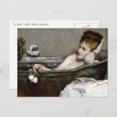 Carte Postale Le Bain (Devant / Derrière)