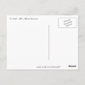 Carte Postale Le Bain (Dos)