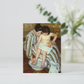 Carte Postale Le bain de l'enfant de Mary Cassatt (vers 1892) (Debout devant)