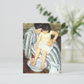 Carte Postale Le bain de l'enfant par Mary Cassatt Impressionnis (Debout devant)