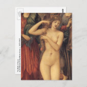 Carte Postale Le bain de Vénus par Sir Edward Coley Burne-Jones (Devant / Derrière)