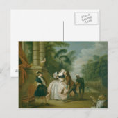 Carte Postale Le baiser (Devant / Derrière)