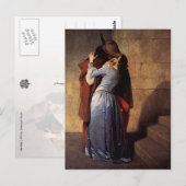 Carte Postale Le baiser (Devant / Derrière)