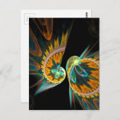 Carte Postale Le Baiser (Devant / Derrière)