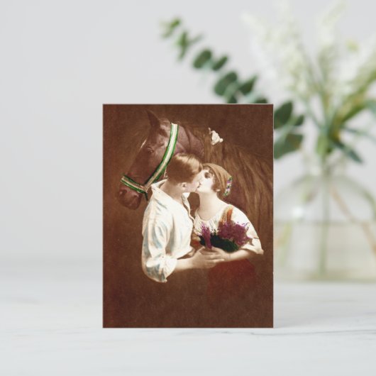 Carte Postale Le baiser (Debout devant)