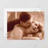 Carte Postale Le baiser (Devant / Derrière)