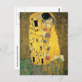 Carte Postale Le baiser (Devant / Derrière)