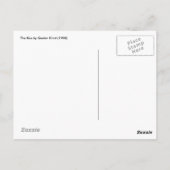 Carte Postale Le baiser (Dos)