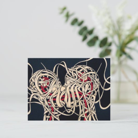 Carte Postale Le baiser (Debout devant)