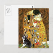 Carte Postale Le Baiser - Boston Terrier #4 (Devant / Derrière)