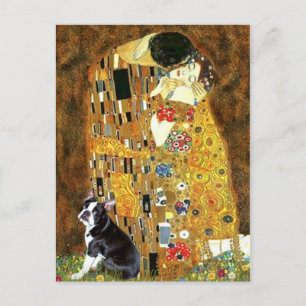 Carte Postale Le Baiser - Boston Terrier #4