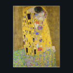 Carte Postale Le baiser de Gustav Klimt<br><div class="desc">Le baiser de Gustav Klimt</div>