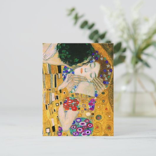 Carte Postale Le baiser de Gustav Klimt (Debout devant)