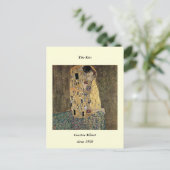 Carte Postale Le baiser de Gustav Klimt (vers 1908) (Debout devant)