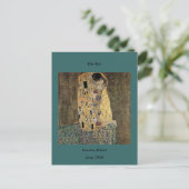 Carte Postale Le baiser de Gustav Klimt (vers 1908) (Debout devant)