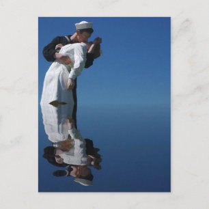 Carte Postale Le baiser de la Seconde Guerre mondiale