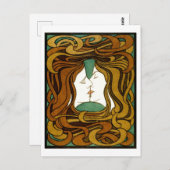 Carte Postale Le baiser de Peter Behrens (Devant / Derrière)