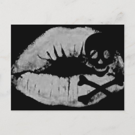 Carte Postale Le baiser d'un pirate (Devant)