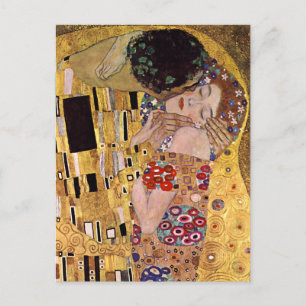 Carte Postale Le Baiser, Gustav Klimt
